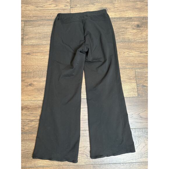 Derek Lam 10C X Athleta Black Wide Leg Workout Pants Size Small Full Length - Picture 4 of 7